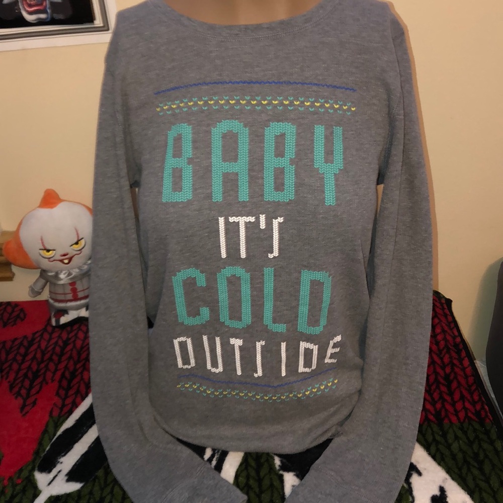 Old navy grey long sleeve size large NWOT
